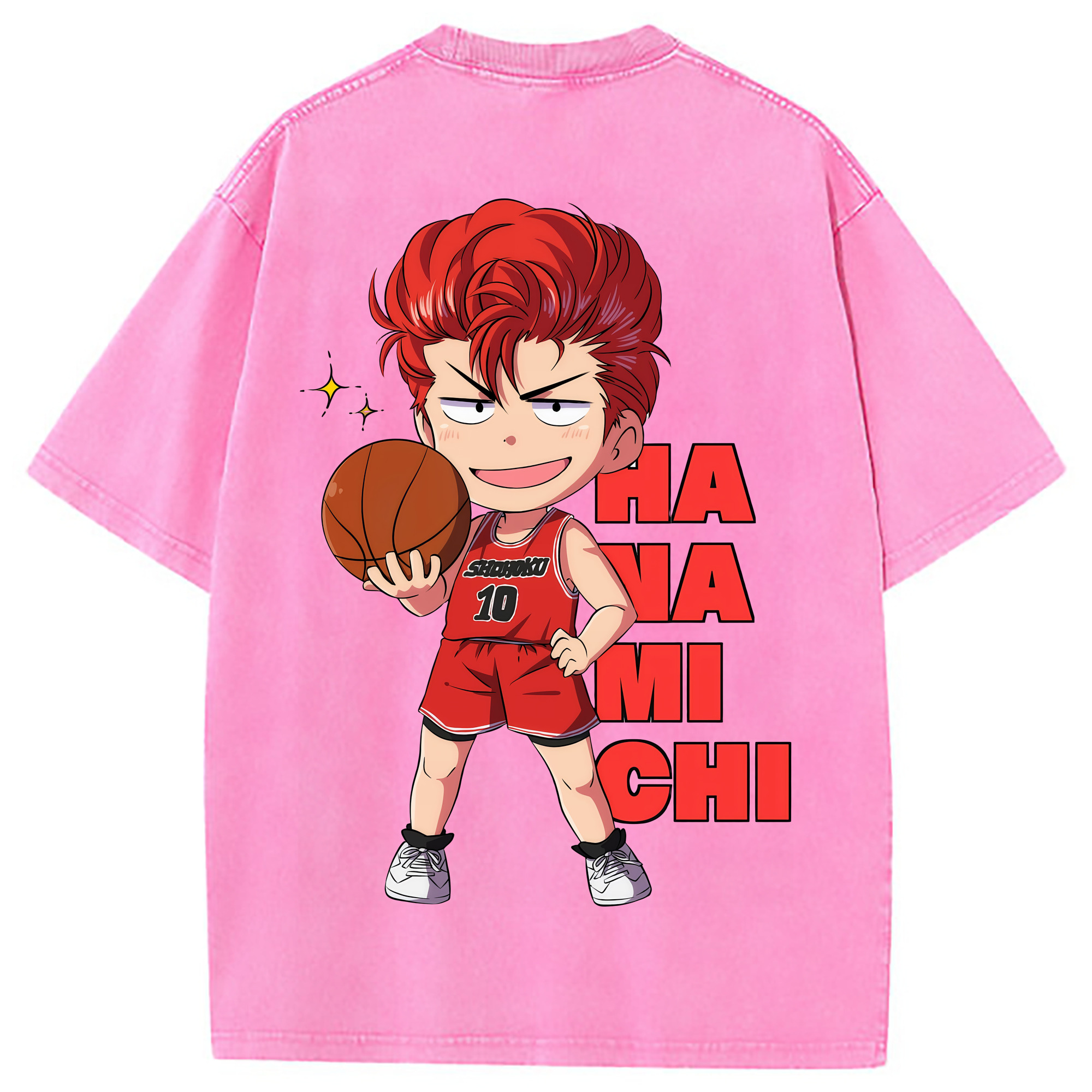 （画像用） SLAM DUNK／スラムダンク 綿100% ヴィンテージ風 半袖Tシャツ（背面プリント）